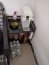 木樽简约茶几茶水架双层小边几烟灰缸麻将桌小户型家用客厅边柜小桌子 黑色+黑架 实拍图