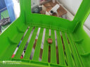 茶花 塑料凳子家用条纹高方凳子板凳46.6cm 绿色4只装 晒单实拍图