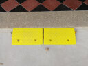 塑料斜坡垫上坡垫马路牙子台阶垫路沿坡阶梯坡三角垫汽车爬坡垫门槛垫减速带 黄色-高7cm 实拍图