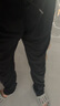 啄木鸟（TUCANO）休闲裤男夏季冰丝薄款潮流宽松裤子男时尚运动直筒长裤 灰色 XL 实拍图