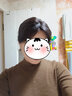 瑞贝卡（Rebecca）假发女100%真人发丝遮白发假发片增加发量空气刘海隐形头顶补发片 空气刘海 自然黑 35cm 机制工艺 实拍图
