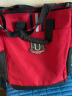 UEK小学生补习袋学习袋英伦风红色补课包斜挎包美术袋手提书包 实拍图