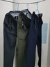 七匹狼休闲裤男秋季纯色通勤商务时尚直筒裤宽松长裤男式裤装【四季款】 002(黑灰)-25新款面料升级2.0 31 实拍图