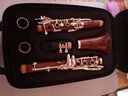 ROFFEE单簧管黑管乐器降B调红木管体镀银按键单簧管专业考级乐器 X5红木  实拍图