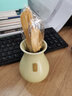 聚誉 汝窑茶道六君子配件茶夹茶勺茶针工具 哥窑茶道六君子-米黄禅茶一味 实拍图