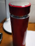 希诺（HEENOOR） 保温杯男女士不锈钢真空车载水杯礼盒装 商务办公便携茶杯 420ml-红色 实拍图