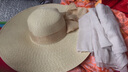 维捷夫遮阳帽女士太阳帽夏天沙滩大沿帽子折叠防晒草帽女 米黄色 实拍图