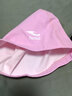 浩沙（hosa）防水布艺泳帽舒适成人游泳帽涂层防水男女通用不勒头泳帽 粉红色 实拍图