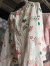 小素材儿童秋衣秋裤婴儿春秋衣服宝宝保暖内衣套装男童纯棉新生儿睡衣女 嘟嘟小猪圆领套粉 100cm（3-4岁） 实拍图