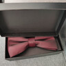 高川新郎结婚领结男士伴郎蝴蝶结正装商务韩版礼服 Bow tie 时尚枣红色 实拍图