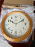 卡西欧（CASIO）挂钟客厅创意实木复古钟表现代简约石英钟时尚中式复古时钟挂表 IQ-121-7PF 实拍图