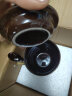 悠瓷（youcci） 陶瓷杯子家用牛奶杯创意鼓型手绘咖啡杯 办公室水杯带盖带勺马克杯日式复古 鼓型卡布其+棕瓷盖 实拍图
