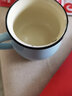 畅印  大肚杯马克杯咖啡杯情侣陶瓷杯牛奶早餐杯带手柄可logo定制批发 浅蓝色 中号250ml 实拍图
