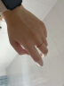 周六福（ZLF）母亲节礼物   18K金戒指女三生三世彩金素圈戒指玫瑰金尾戒生日 12号 -磨砂 实拍图