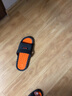 帅貅2026新款拖鞋男夏防滑室内居家时尚浴室情侣家居按摩外穿凉拖鞋男 黑橙9859 36 （36-37） 实拍图