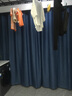 赫伊莎窗帘免打孔安装套装遮光免安装卧室飘窗简易小窗户房间保暖短帘 北欧双面遮光-藏青色(深蓝) 帘6.0*2.5米高双开(杆3.1-3.6米) 件 实拍图