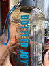 BOTTLED JOY吨吨桶PPSU奶瓶级学生水杯健身桶大容量运动水壶便携塑料杯 多肉葡萄-母婴级PPSU 1100ml 实拍图