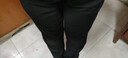 濮仕豪【两条装】秋冬款休闲裤男直筒修身时尚潮流工装松紧腰系带长裤 1063黑色+黑色【微弹】 36【(2尺8)165-185斤】 实拍图