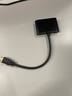 毕亚兹 Mini HDMI转VGA/HDMI一拖二转换器带音频 二合一4k高清微型转接头线 平板电脑连接投影仪 实拍图