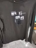 啄木鸟【纯棉4件】长袖t恤男装打底衫圆领休闲宽松印花青年男士纯色体恤 灰格帆船+白LM+黑帅小伙+蓝紫IMA 3XL 实拍图