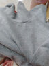 纯一良品（CUNYI）童装男童高领打底衫儿童长袖T恤中大童女童打底衣宝宝上衣秋冬装 浅灰色 160 cm 实拍图