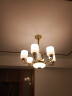 雷士（NVC）新中式吊灯现代客厅吊灯餐厅中国风仿铜简约吊灯灯具灯饰套餐 家润 一室一厅 实拍图