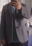 罗蒙羊毛西服男青年工装商务职业单西纯色外套秋冬季毛呢西装男上衣 实拍图