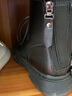 回力（Warrior）官方马丁靴女鞋秋冬保暖高帮英伦风厚底靴子女士潮流百搭皮靴37 实拍图