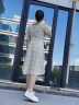 回力小白鞋女士休闲鞋韩版时尚春夏季透气百搭配裙子厚底增高纯白色板 米白（超轻厚底4CM） 37 实拍图