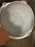 KOKUBO日本进口洗菜盆水果盘篮厨房沥水篮淘米盆双层旋转沥水篮 白灰L号 实拍图