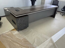 舒炫（SHUXUAN）老板桌总裁办公桌简约现代经理主管办公桌椅组合大班台办公家具 2.6米老板桌+侧柜 实拍图