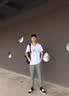 马克华菲（MARK FAIRWHALE）裤子秋冬季莱赛尔男士休闲裤宽松直筒男裤百搭长裤男装浅灰 2XL 实拍图