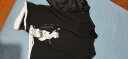 稻草人（MEXICAN）短袖套装男春夏动漫印花t恤衫男潮流青少年夏天衣服套装 黑色 2XL 实拍图