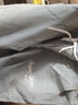 花花公子 秋季松紧腰牛仔裤男春夏季直筒学生港风潮牌ins宽松阔腿9分裤子 白大勾 L 【高质量】 实拍图