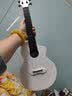唐农（DONNER）尤克里里C1复合碳纤维儿童小吉他初学者男女乌克丽丽ukulele乐器 奶油白【碳纤维】 C102 23寸 实拍图