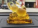 紫杉堡汽车摆件车载中控台装饰品福禄平安金琥葫芦+貔貅红玛瑙礼物 实拍图