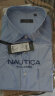 NAUTICA TAILORED男士短袖正装衬衫液氨免烫龙骨定型舒适商务上衣四季职业衬衣 蓝色短袖 42(180100A) 实拍图