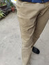 罗蒙（ROMON）天丝休闲裤男新款中青年男士纯色直筒深裆长裤宽松裤子男 深卡其【春秋款】 32 【建议2尺5腰围】 实拍图