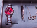 欧利时（OLEVS）瑞士认证品牌手表女简约气质女士手表夜光防水陶瓷石英表超薄女表 升级加强版-间陶瓷红面女-礼盒装 实拍图