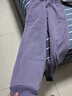 多妙屋女童裤子儿童运动裤冬装加绒加厚大童女孩休闲裤10898香芋紫150 实拍图
