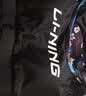 李宁（LI-NING）泳衣女分体三件套沙滩度假防晒罩衫遮肚显瘦温泉泳装727黑蓝M 实拍图