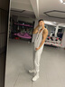 【飞织设计】【缓震透气】百达威登男鞋夏季新款网面鞋韩版潮流男士飞织鞋户外百搭网面透气鞋子 白色【拍大一码】 44 实拍图