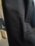 啄木鸟100%纯棉男裤秋冬季新款男士商务休闲裤宽松直筒中年爸爸装长裤子 黑色 35 ( 腰围 2尺8 ) 实拍图