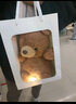 婴果小岛可爱小羊公仔玩偶毛绒玩具儿童陪睡觉娃娃生日礼物女生孩子伴手礼 【原创】小棕熊23cm带礼袋+灯串 实拍图