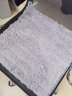 钟爱一生坐垫屁垫学生秋冬季毛绒椅子垫座椅垫办公室保暖家用凳子垫椅垫子 长毛绒-灰色 45*45cm 实拍图