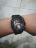 豪法【双11钜惠】自动陀飞轮手表碳纤维镂空男机械表酒桶型时尚手表  魅力黑【双面碳纤/自动陀飞轮】 实拍图