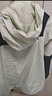 DESSO唐狮集团冲锋衣男秋冬季夹克外套潮流连帽三合一运动服时尚情侣款 23657象牙白（三合一套装） L 【135-150斤左右】 实拍图