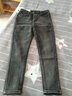 狮子聪  加绒牛仔裤女外穿弹力修身显瘦小脚加厚保暖带绒2025冬季新款 灰色灰绒九分(SJ-8836) 27 实拍图