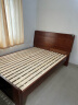 优卡吉胡桃木实木床新中式经济型1.5/1.8米双人床主卧668# 1.5米框架床 实拍图