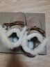 AU&MU澳洲冬季羊皮毛一体雪地靴女保暖防滑加绒棉鞋男女士大码短筒靴子 1920栗色 39 U8(39/40) 实拍图
